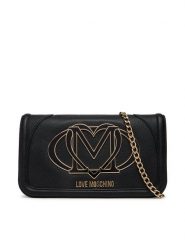 LOVE MOSCHINO Torebka JC4010PP1NLG0000 Czarny. Czarne torebki klasyczne Love Moschino, bez wzorów, ze skóry, bez dodatków. Za 859.99 zł.