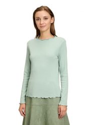 CARTOON Koszulka w kolorze miętowym rozmiar: 38. Niebieskie bluzki Cartoon, bez wzorów, bez kołnierzyka, bez ramiączek. Za 65.38 zł.