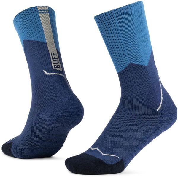 Skarpetki Buff MERINO MW CREW. Żółte skarpety Buff, bez wzorów, z elastanu. Za 109.99 zł.