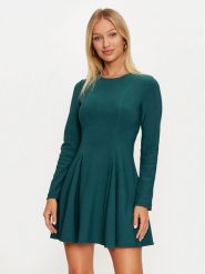 Marciano Guess Sukienka koktajlowa 4BGK22 6302A Zielony Regular Fit. Zielone sukienki Marciano Guess, z aplikacjami, z syntetyku, wizytowe, bez kołnierzyka, bez ramiączek. Za 419.99 zł.