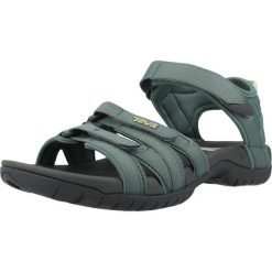 Sandały TEVA W TIRRA Zielony. Zielone sandały Teva, bez wzorów, z syntetyku, sportowe, bez obcasa, bez zapięcia. Za 313.99 zł.