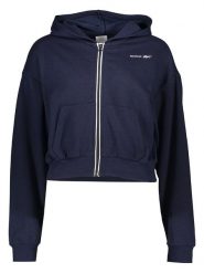Reebok Bluza w kolorze granatowym rozmiar: M. Niebieskie bluzy Reebok, m, bez wzorów, bez kaptura. Za 118.95 zł.
