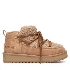 Śniegowce REPLAY. Brązowe trapery i śniegowce Replay. Za 449.99 zł.