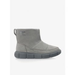 Buty zimowe damskie Sorel Explorer III Slip-On WP. Szare trekkingi Sorel, trekkingowe. Za 424.99 zł.