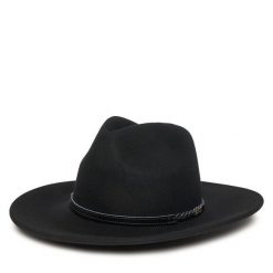 Kapelusz Barbour. Czarne kapelusze Barbour, bez wzorów. Za 469.99 zł.