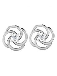 Diamant Vendôme Złote kolczyki-wkrętki z diamentami rozmiar: onesize. Szare kolczyki Diamant Vendöme, z diamentem, złote. Za 717.99 zł.