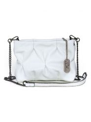 Anna Morellini Skórzana torebka w kolorze białym - 20 x 14 x 9 cm rozmiar: onesize. Białe torby na ramię Anna Morellini, bez wzorów, z materiału, na ramię, bez dodatków. Za 173.99 zł.