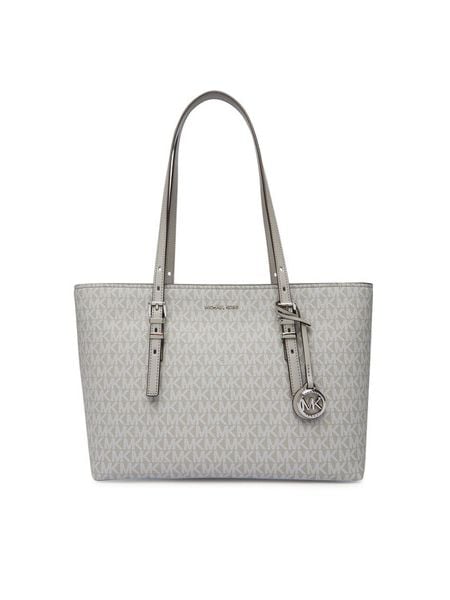 MICHAEL Michael Kors Torebka 30T5SQNT2V Szary. Szare shopper MICHAEL Michael Kors, bez wzorów, ze skóry, bez dodatków. Za 989.99 zł.