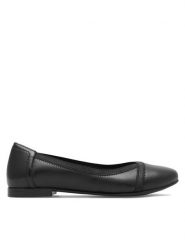 Lasocki Baleriny RST-ELENA-08 Czarny. Czarne baleriny Lasocki, bez wzorów, ze skóry, bez obcasa. Za 149.99 zł.