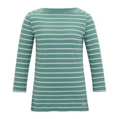T-shirt 3/4 rękawów długich kobiet Regatta Bayletta II. Zielone t-shirty Regatta, bez wzorów, bez kołnierzyka, bez ramiączek. Za 89.99 zł.
