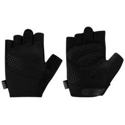 Rękawiczki rowerowe Spokey Avare. Czarne rękawiczki Spokey, bez wzorów, sportowe. W wyprzedaży za 41.99 zł.