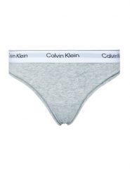 Calvin Klein Underwear Stringi LV00QF8518 Szary. Szare stringi Calvin Klein Underwear, bez wzorów. Za 99.99 zł.
