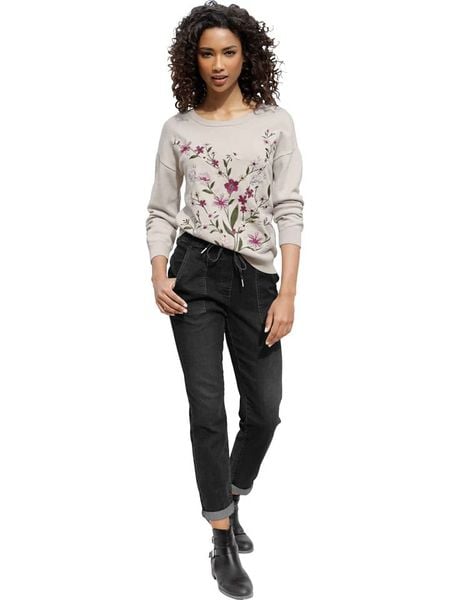 Heine Dżinsy - Slim fit - w kolorze czarnym rozmiar: 46. Czarne jeansy Heine, bez wzorów. Za 59.95 zł.