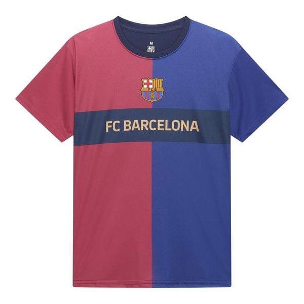 Koszulka piłkarska dla dorosłych FC Barcelona Home 24/25. Czarne bluzki FC Barcelona, l, bez wzorów, sportowe, bez kołnierzyka, bez ramiączek. W wyprzedaży za 106.46 zł.