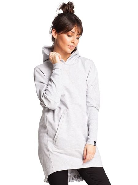 Be Wear Bluza w kolorze szarym rozmiar: XXL/3XL. Szare bluzy Be Wear, xl, bez wzorów, bez kaptura. Za 191.45 zł.