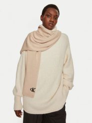 Calvin Klein Szalik Seasonal K60K612662 Różowy. Czerwone rękawiczki Calvin Klein, bez wzorów, z bawełny. Za 299.99 zł.