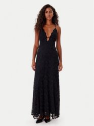 BARDOT Sukienka wieczorowa Sabrine Lace 60060DB Czarny Regular Fit. Czarne sukienki Bardot, bez wzorów, z syntetyku, wizytowe, bez kołnierzyka, bez ramiączek. Za 729.99 zł.