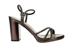 Sandały Bayla-187 587-1705 Platinum 187236, Skóra ekologiczna - 40. Czarne sandały Bayla, z aplikacjami, z materiału, bez obcasa, na obcasie, bez zapięcia. W wyprzedaży za 224.10 zł.