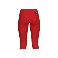Damskie legginsy 3/4 Errea Essential. Czerwone legginsy sportowe ERREA, m, bez wzorów, z materiału, na jogę i pilates. Za 112.00 zł.