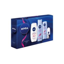 NIVEA Diamentowy blask Zestaw dla kobiet (żel pod prysznic + szampon + odżywka + dezodorant). Odżywki do włosów marki Beiersdorf. W wyprzedaży za 40.56 zł.