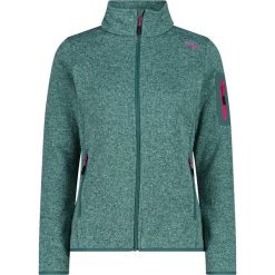 Bluza polarowa damska CMP Haze Jacket Knitted. Niebieskie bluzy CMP, l, bez wzorów, z polaru, bez kaptura. Za 266.00 zł.