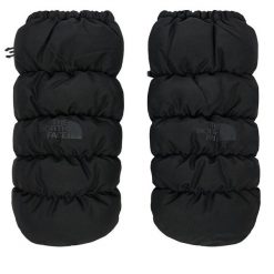 Rękawiczki Damskie The North Face. Czarne rękawiczki The North Face, bez wzorów, z dzianiny. Za 279.99 zł.