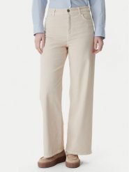 Weekend Max Mara Jeansy Medina 2615131051 Beżowy Wide Leg. Brązowe jeansy Weekend Max Mara, bez wzorów. Za 839.99 zł.