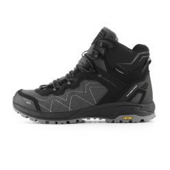 Buty wysokie trekkingowe unisex Alpine Pro Cerne 2 Vibram. Czarne trekkingi Alpine Pro, ze skóry, wspinaczkowe. W wyprzedaży za 519.00 zł.