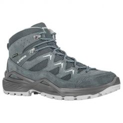 Buty trekkingowe damskie Lowa Sirkos Evo Mid Gtx. Niebieskie trekkingi Lowa, z materiału. Za 849.00 zł.