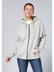 Chiemsee Bluza w kolorze szarym rozmiar: L. Szare bluzy Chiemsee, l, bez wzorów, z bawełny, bez kaptura. Za 152.98 zł.