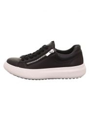 Legero Skórzane sneakersy "T4 JUMP" w kolorze czarnym rozmiar: 41,5. Czarne trampki Legero, bez wzorów, bez zapięcia. Za 269.95 zł.