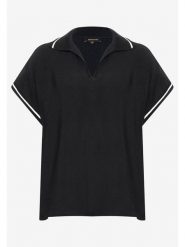 More & More Bluzka w kolorze czarnym rozmiar: 46. Czarne bluzki More & More, bez wzorów, z wiskozy, bez kołnierzyka, bez ramiączek. Za 110.55 zł.