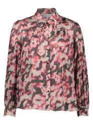 More & More Bluzka w kolorze oliwkowo-różowym rozmiar: 38. Brązowe bluzki More & More, bez wzorów, z wiskozy, bez kołnierzyka, bez ramiączek. Za 139.54 zł.