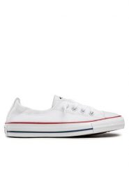Converse Trampki Chuck Taylor All Star Shoreline Slip 537084C Biały. Białe trampki Converse, bez wzorów, z materiału, bez zapięcia. Za 169.99 zł.
