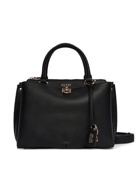 Guess Torebka Bianca HWBG99 07060 Czarny. Czarne torebki klasyczne Guess, z aplikacjami, ze skóry, bez dodatków. Za 395.99 zł.