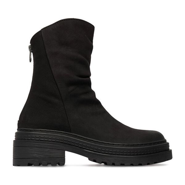 Botki G-Star. Czarne botki G-Star, bez wzorów, bez obcasa, na płaskiej podeszwie, bez zapięcia. Za 449.99 zł.