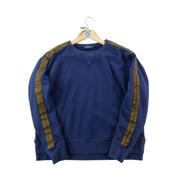 Second life - Bluza damska granatowa - Stan bardzo dobry. Niebieskie bluzy RALPH LAUREN, s, bez wzorów, bez kaptura. Za 207.36 zł.