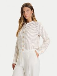 French Connection Kardigan 78ZCE Écru Regular Fit. Kardigany French Connection, l, bez wzorów, z bawełny. Za 449.99 zł.