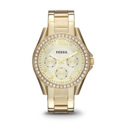 Zegarek Fossil. Żółte zegarki Fossil, złote. Za 789.99 zł.