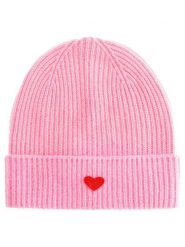 Zwillingsherz Kaszmirowa czapka beanie w kolorze różowym rozmiar: onesize. Różowe czapki Zwillingsherz, bez wzorów, z kaszmiru. Za 240.99 zł.