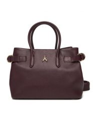 Patrizia Pepe Torebka 8B0282/L162-M536 Bordowy. Czerwone listonoszki Patrizia Pepe, bez wzorów, ze skóry, bez dodatków. Za 1,629.00 zł.