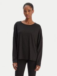 BOSS Koszulka piżamowa B Logo 50550693 Czarny Relaxed Fit. Czarne koszule nocne Boss, xl, bez wzorów, z lyocellu, bez ramiączek. Za 299.99 zł.