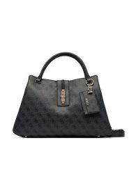 Guess Torebka Yvonne Logo HWSG23 78220 Szary ciemny. Szare torebki klasyczne Guess, z aplikacjami, ze skóry, bez dodatków. Za 674.99 zł.