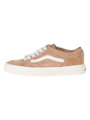 Vans Skórzane sneakersy w kolorze jasnobrązowym rozmiar: 36. Brązowe trampki Vans, bez wzorów, bez zapięcia. Za 171.68 zł.