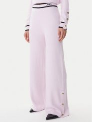 Liu Jo Sport Spodnie dzianinowe TF5252 MS59L Różowy Relaxed Fit. Czerwone spodnie materiałowe Liu Jo Sport, l, bez wzorów, z dzianiny. Za 799.99 zł.