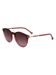 Carolina Herrera Damskie okulary przeciwsłoneczne w kolorze czerwono-brązowym rozmiar: 52. Brązowe okulary przeciwsłoneczne Carolina Herrera, bez wzorów, z tworzywa sztucznego. Za 244.95 zł.