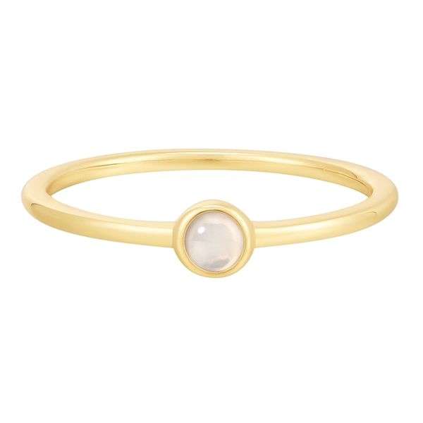 Glanzstücke München Pierścionek z Srebro wysokiej próby w Żółte złoto Pierścionki 1 ct Damski. Żółte pierścionki Glanzstücke München, z kamieniem księżycowym, pozłacane. Za 119.99 zł.