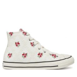 Trampki Converse. Białe trampki Converse, bez wzorów, bez zapięcia. Za 219.99 zł.