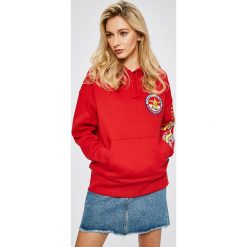 Tommy Jeans - Bluza 90S. Różowe bluzy sportowe Tommy Jeans, m, z nadrukiem, z bawełny, z kapturem. W wyprzedaży za 439.90 zł.