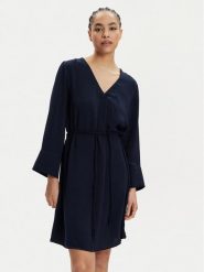 JDY Sukienka codzienna Divya 15321343 Granatowy Regular Fit. Niebieskie sukienki JDY, na co dzień, xs, bez wzorów, z syntetyku, bez kołnierzyka, bez ramiączek, proste. Za 79.99 zł.
